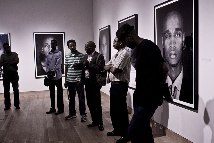 Opening 7.13.2013 in the Edith Carlson Gallery at the Weisman Art Museum Mpls, mn       Photo Courtesy Kaamil haider 
